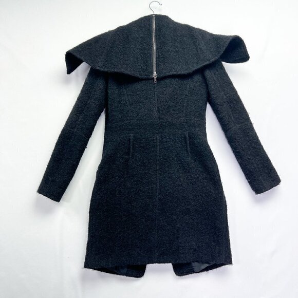 GIVENCHY Oversized Collar Alpaca Wool Mohair Peacoat Size 40, US 8 - Picture 7 of 7